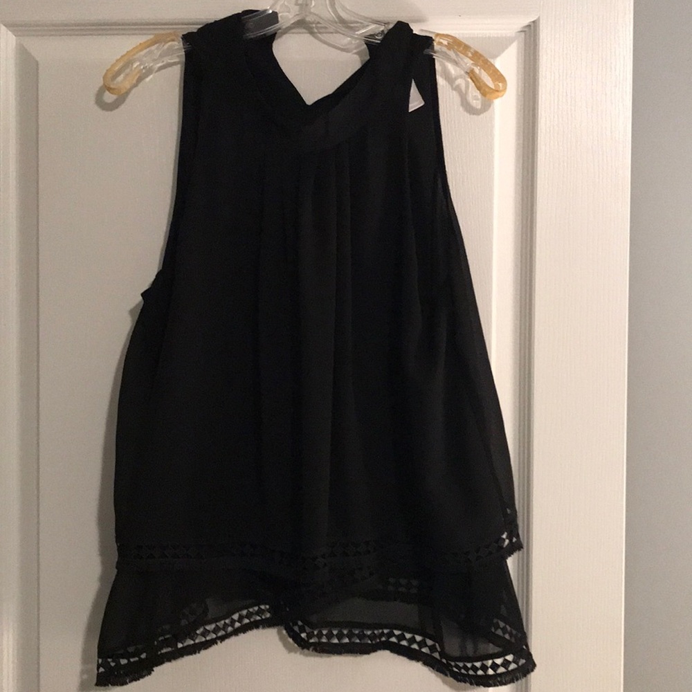 High neck tank top